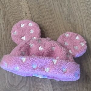 Tokyo Disney Pink Heart Ear Hat